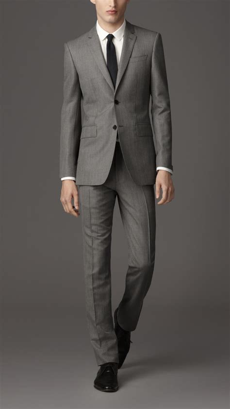 burberry london mens suit pin pinstripe|Burberry London Wool Pinstripe Suit Charcoal Gray .